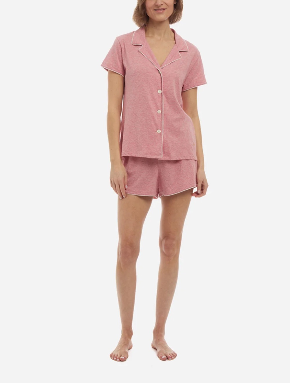 SLEEP CODE Organic Pima Cotton Short PJ Set